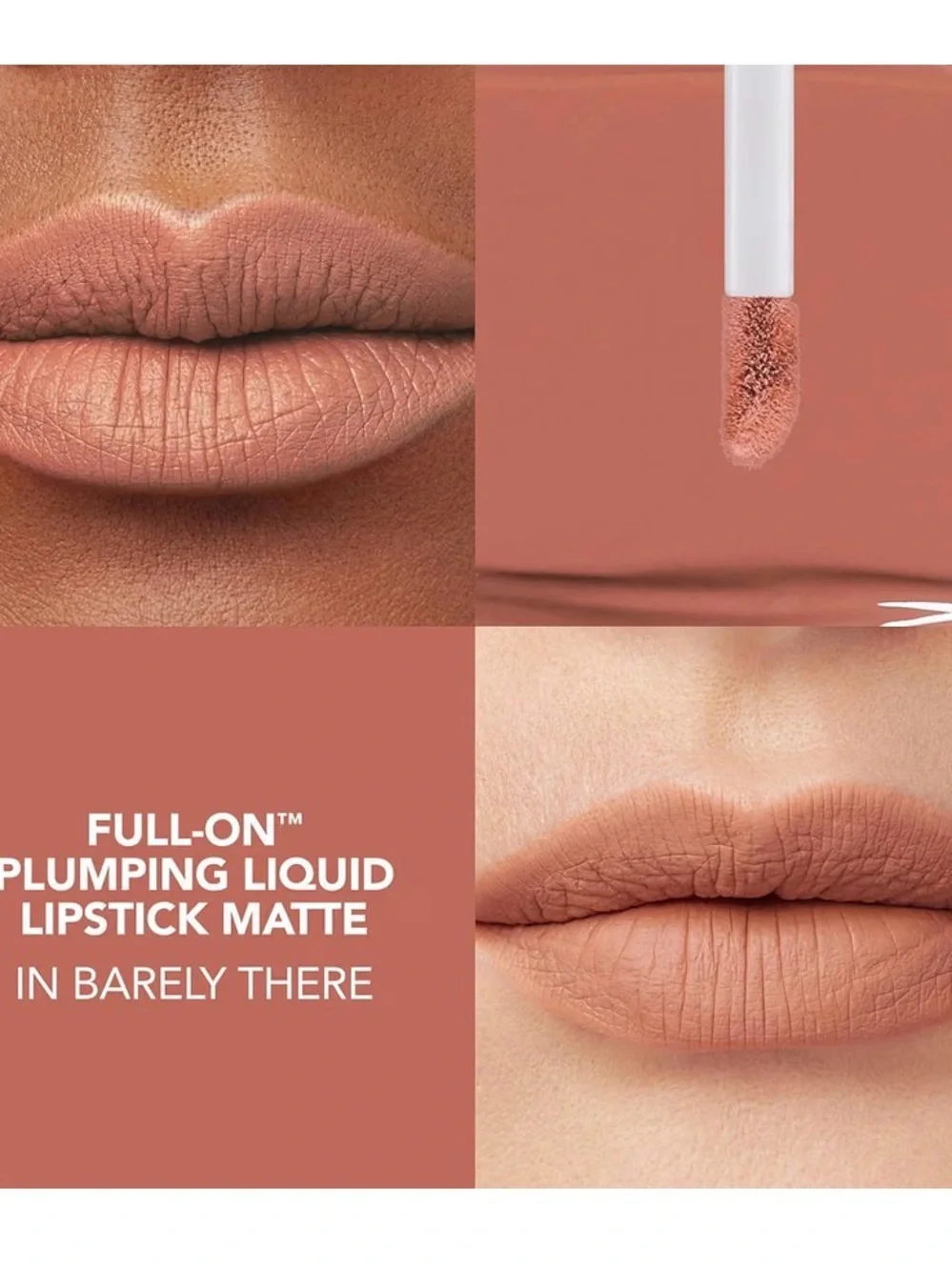 Buxom Cream Liquid Lipstick — Dusty Rose Nude